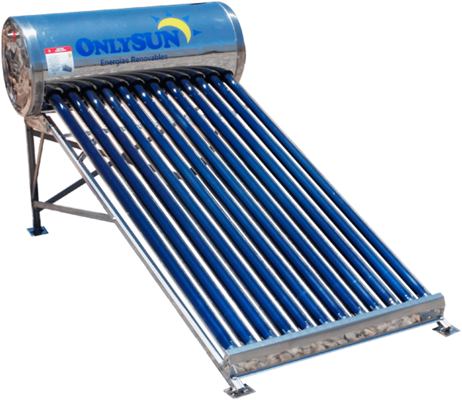 Calentador solar de agua OnlySun High Quality con garantía de 7 años.